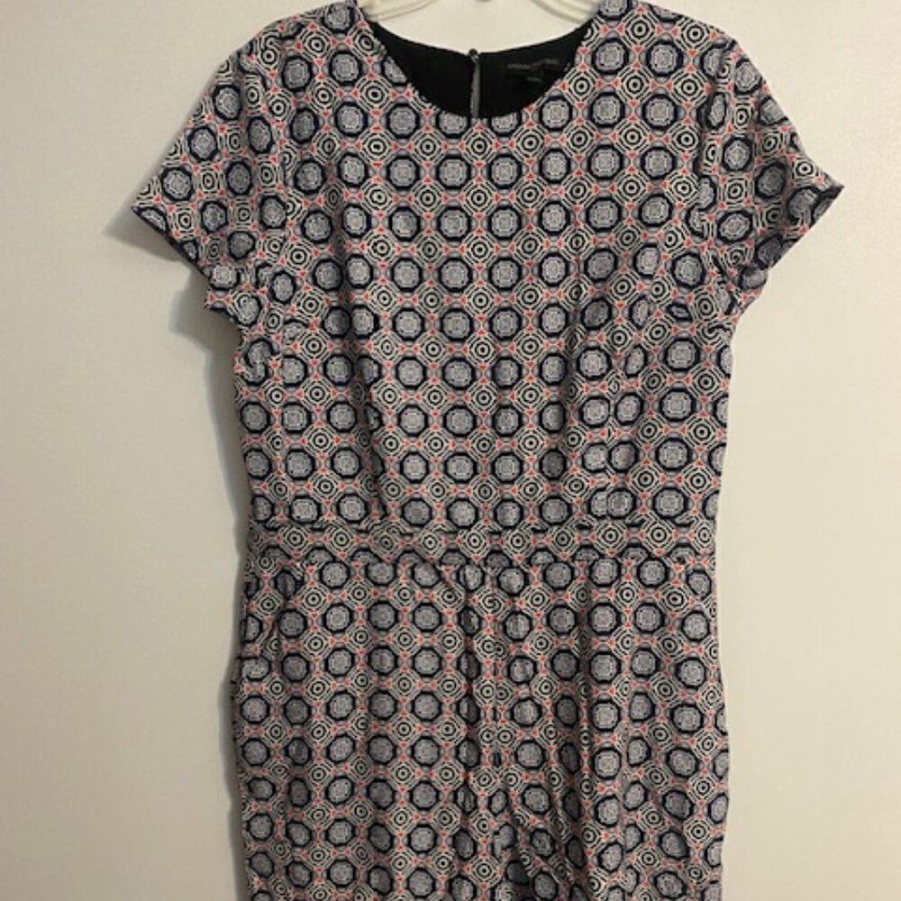 Banana Republic Multi-color Geometric Print romper, size 14